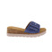 Gabor thong slippers blue 1