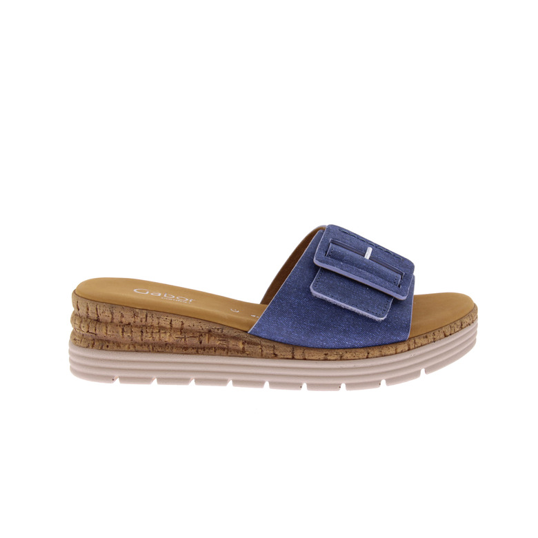 Gabor thong slippers blue