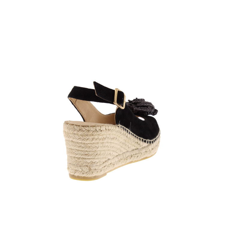 Kanna espadrilles zwart 4