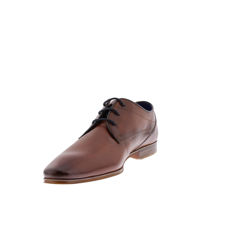 Bugattishoes lace shoes cognac 3