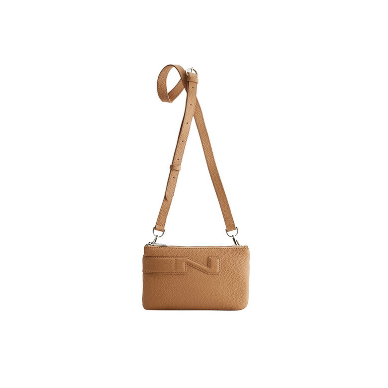 Nathan-baume sac bandoulière cognac