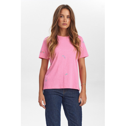 Numph t-shirt roze
