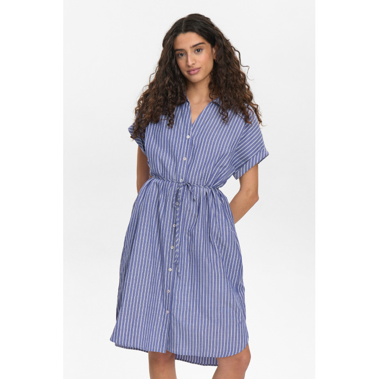 Numph jurk blauw 2