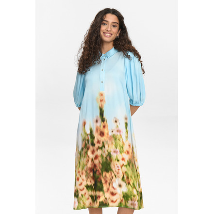 Numph jurk blauw