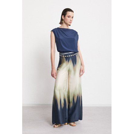Ottod'ame blouse blauw