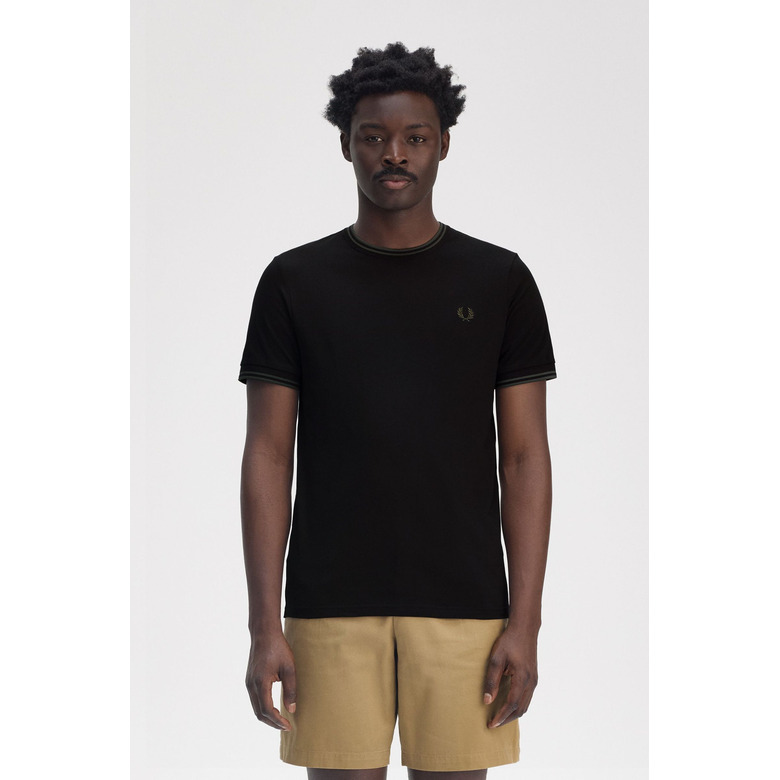Fred Perry t-shirts black 2