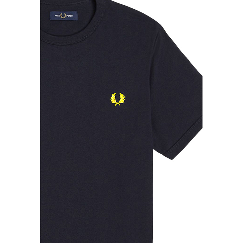 Fred Perry t-shirts zwart mÉlange 2