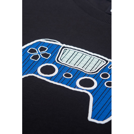 Someone Junior Jongens t-shirt schwarz