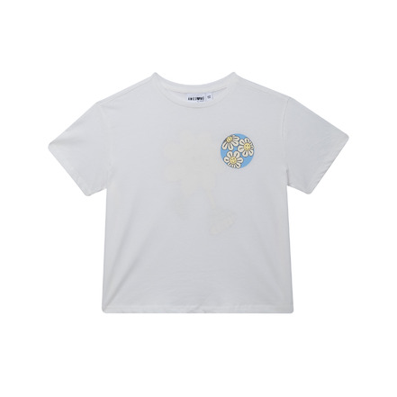 Someone Junior Meisjes t-shirt ecru