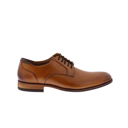 Clarks lace shoes cognac