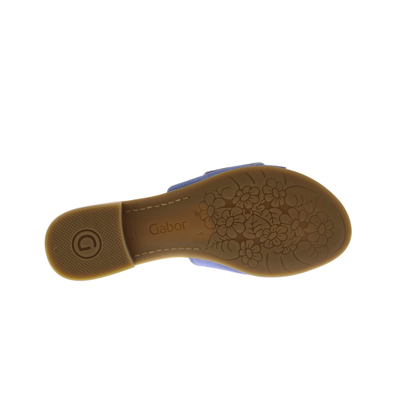 Gabor thong slippers blue 5