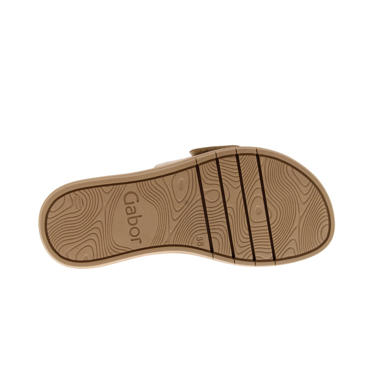 Gabor thong slippers lightbrown 5