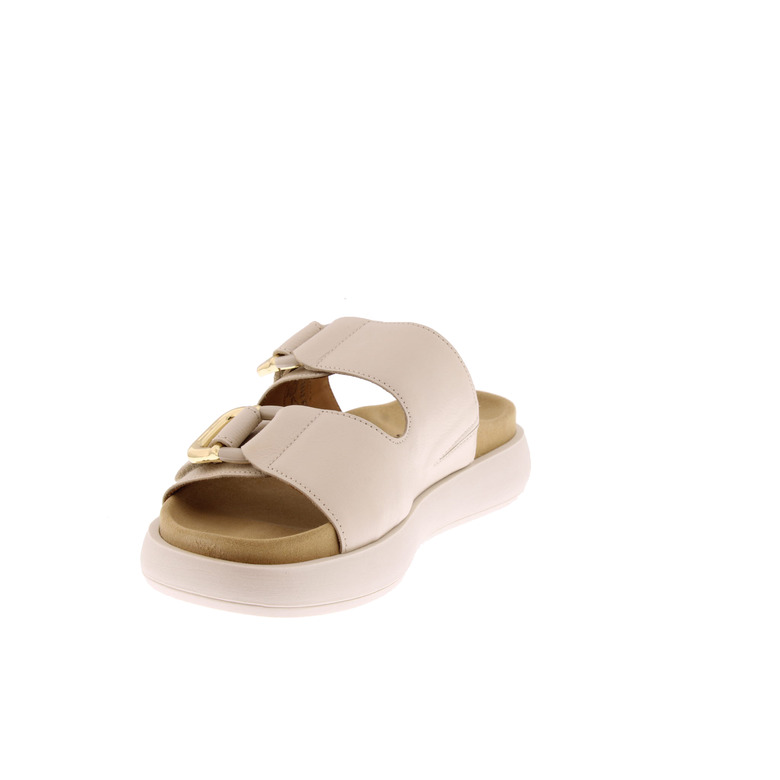 Gabor thong slippers ecru 3