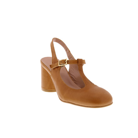 Atelier 04 slingbacks cognac