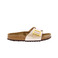 Birkenstock thong slippers gold 1