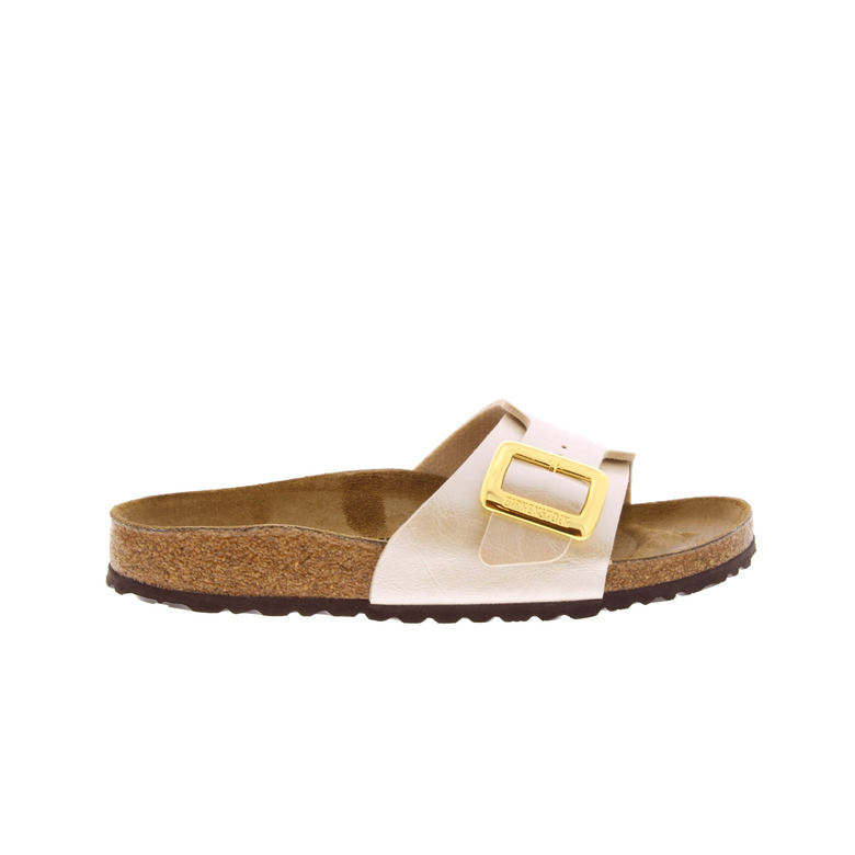 Birkenstock slippers gold