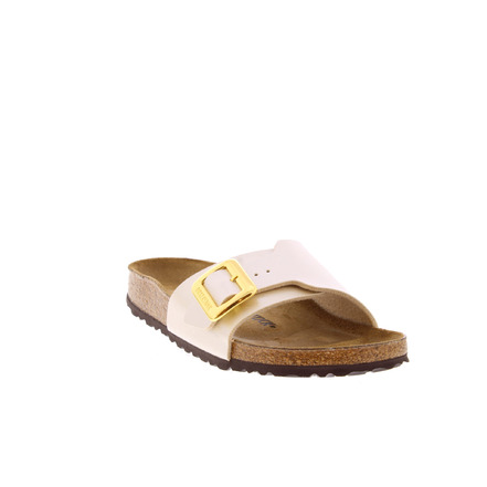 Birkenstock thong slippers gold