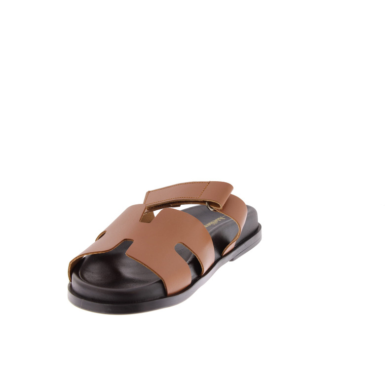 Atelier 04 thong slippers cognac 3