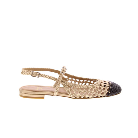 Chantal1962 slingbacks gold