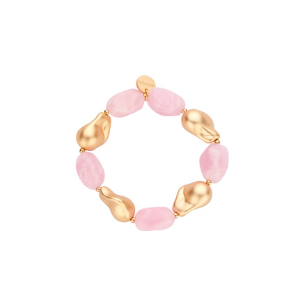 Les Cordes bracelet rose