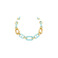 Les Cordes halsketting blauw 1