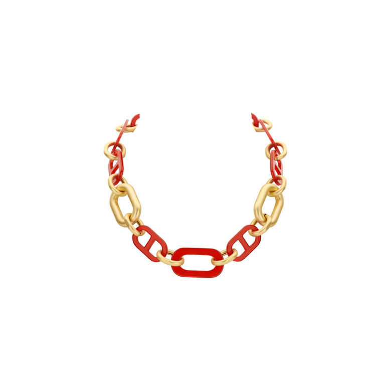 Les Cordes collier rouge