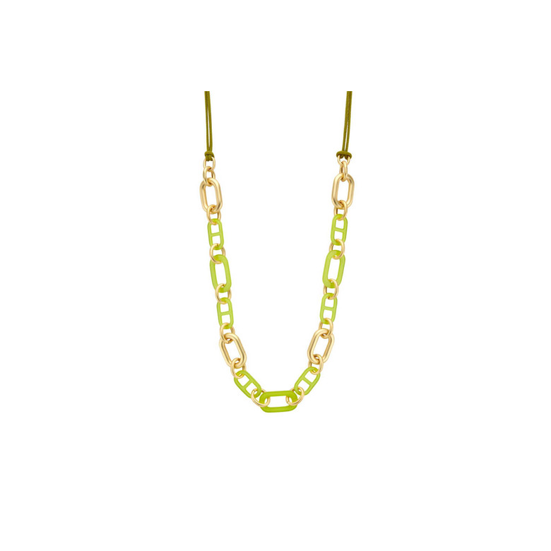 Les Cordes necklace green
