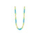 Les Cordes halsketting blauw 1