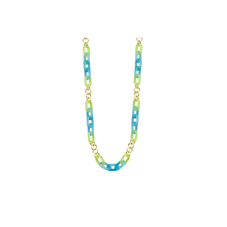 Les Cordes necklace blue
