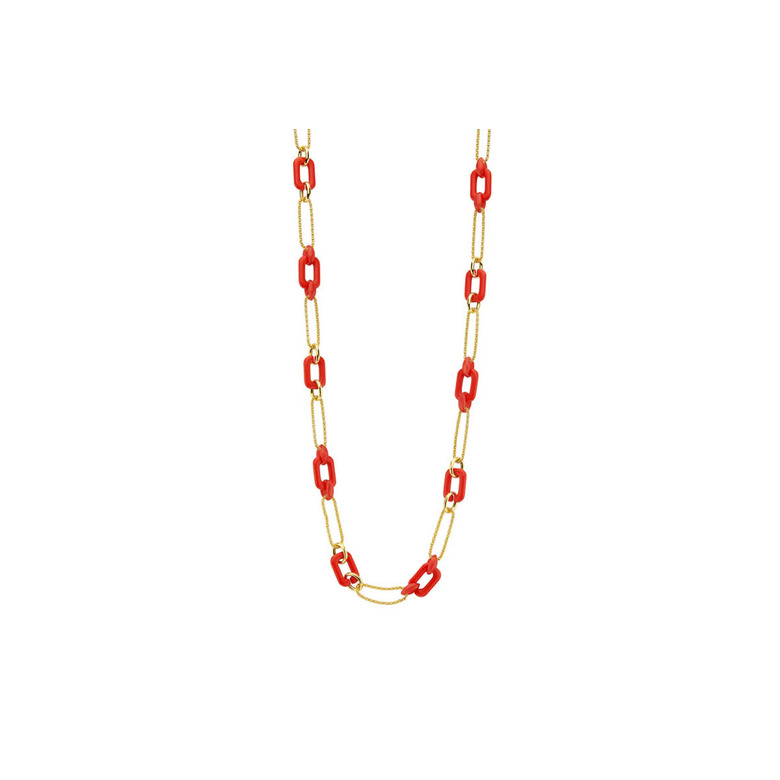 Les Cordes collier rouge