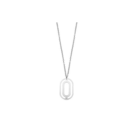Les Cordes halsketting zilver