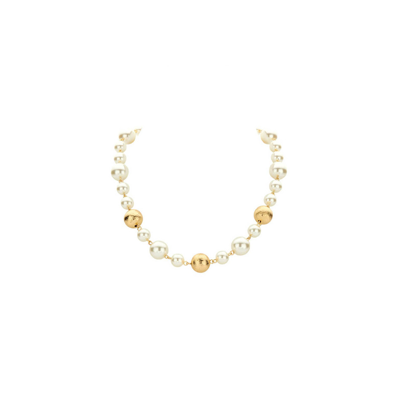 Les Cordes collier or