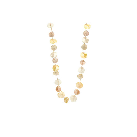 Les Cordes halskette beige