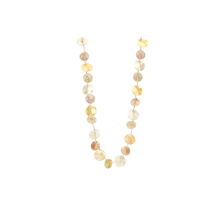 Les Cordes halskette beige 1