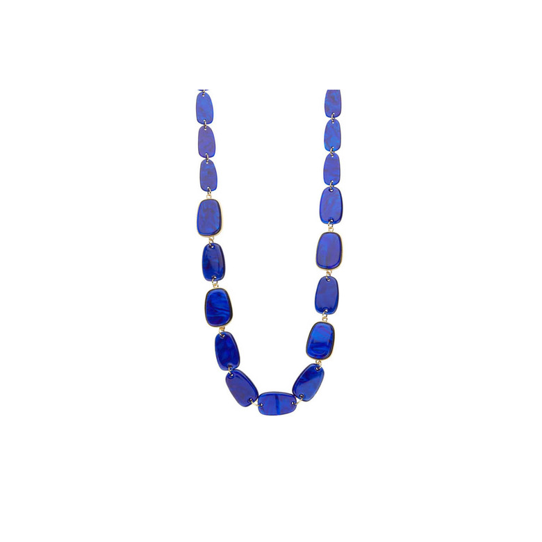 Les Cordes collier bleu