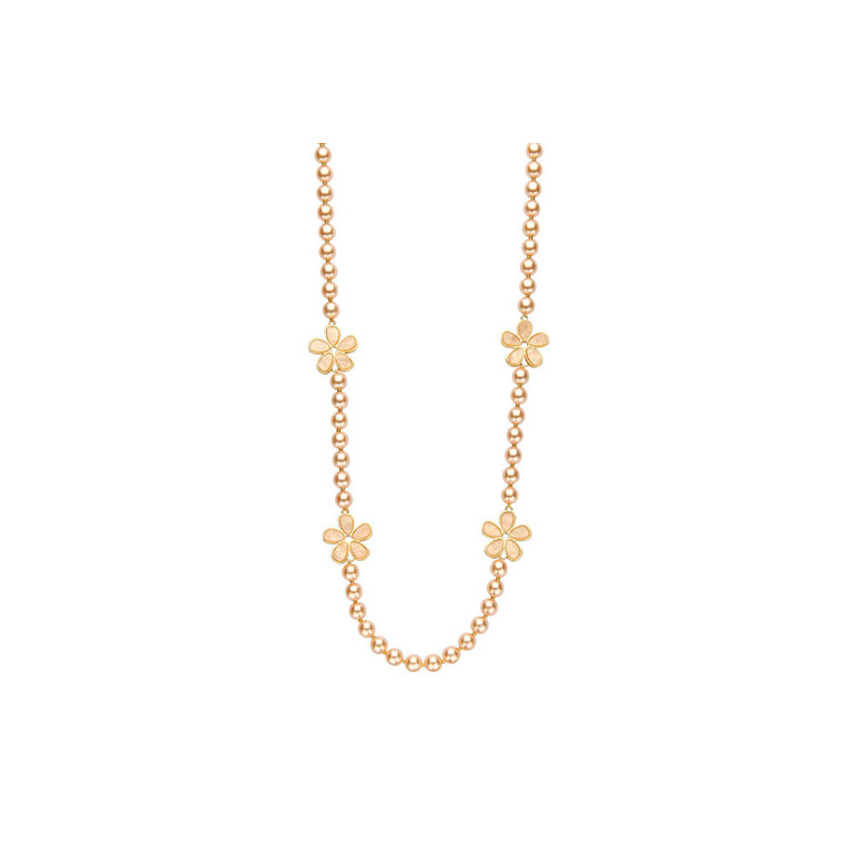 Les Cordes necklace pink