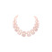 Les Cordes halsketting roze 1