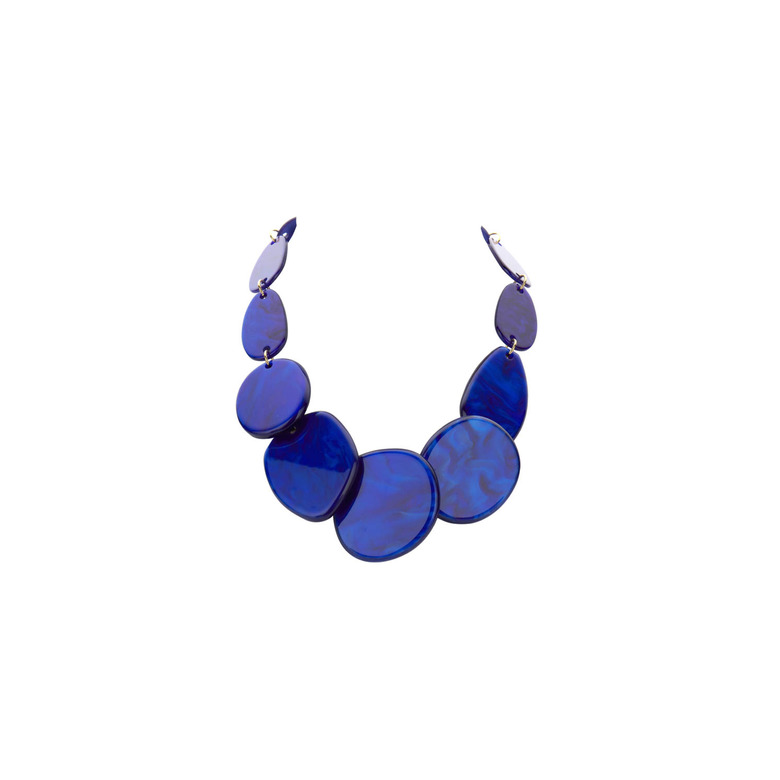 Les Cordes necklace blue