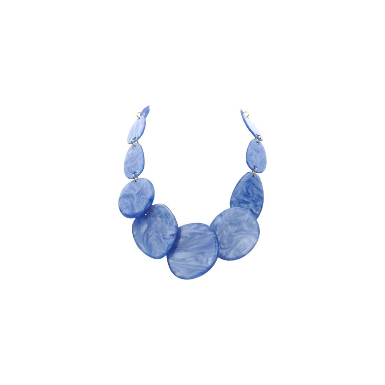 Les Cordes necklace blue