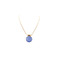 Les Cordes halsketting blauw 1