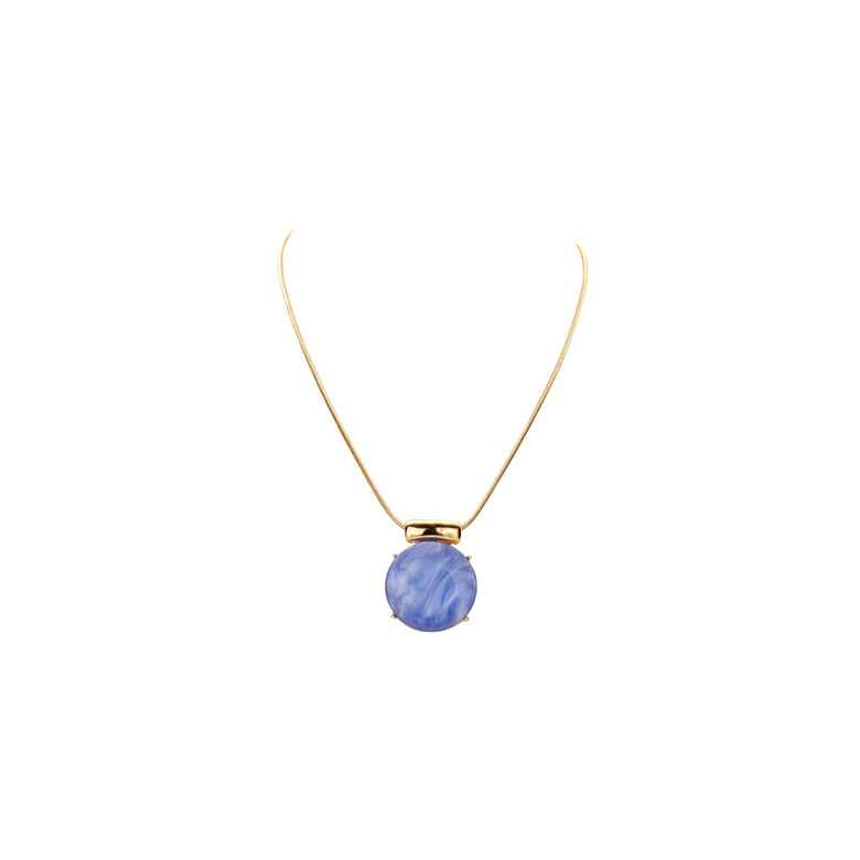 Les Cordes necklace blue