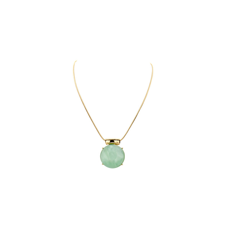 Les Cordes collier vert 1