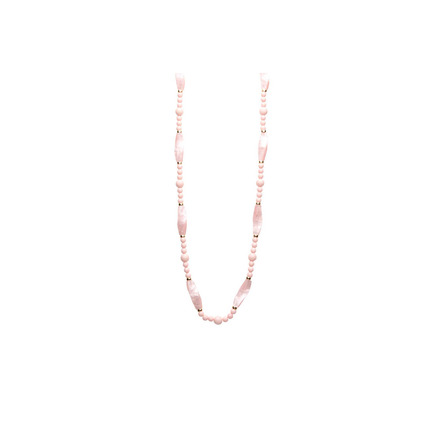 Les Cordes necklace pink