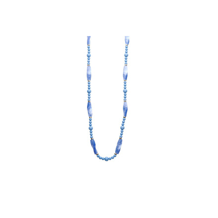 Les Cordes necklace blue