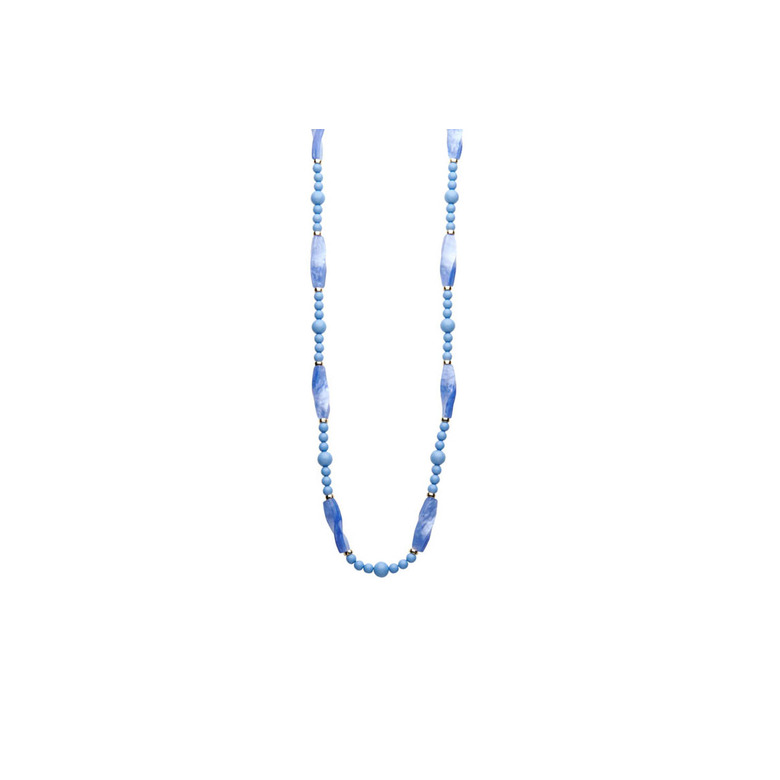 Les Cordes halskette blau