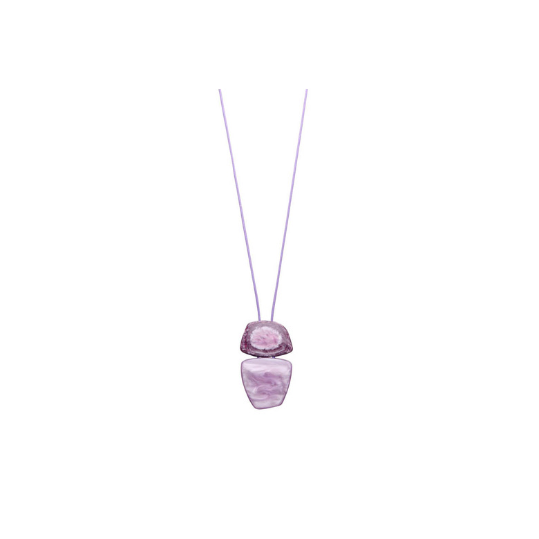 Les Cordes necklace violet