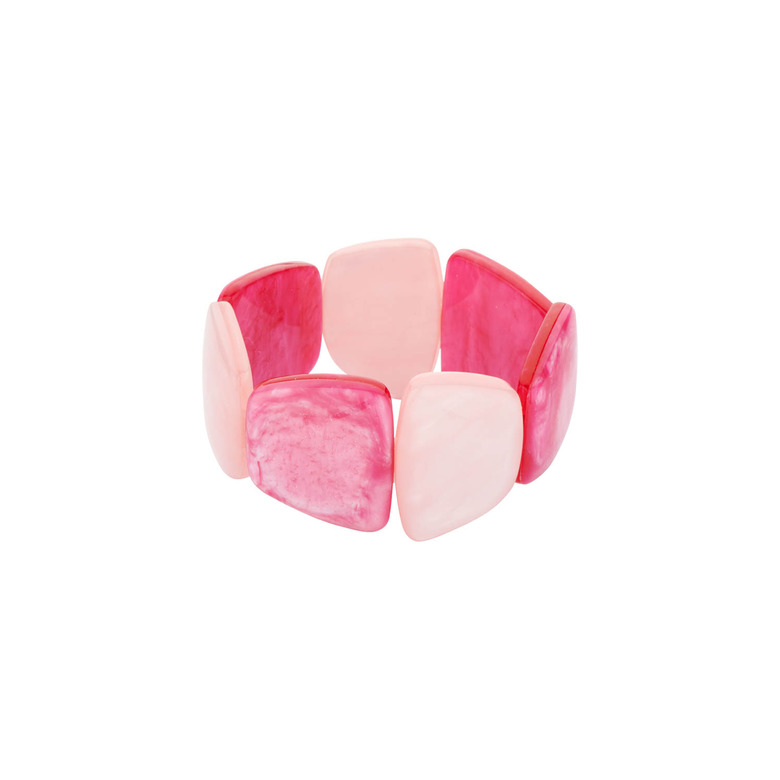 Les Cordes armband roze