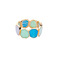 Les Cordes armband blau 1