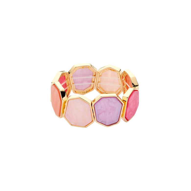 Les Cordes armband roze 1
