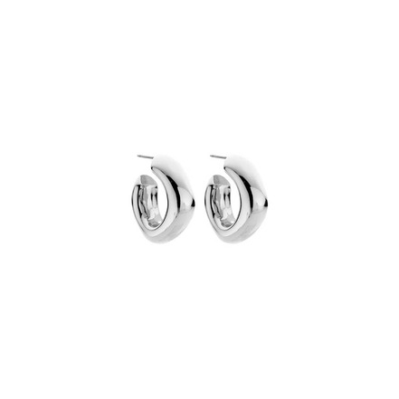 Les Cordes boucles d'oreilles argent